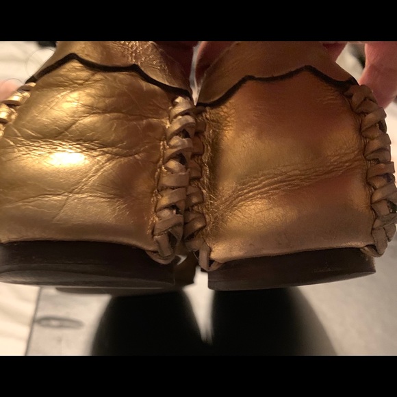 Tory Burch gold flats - Picture 3 of 6